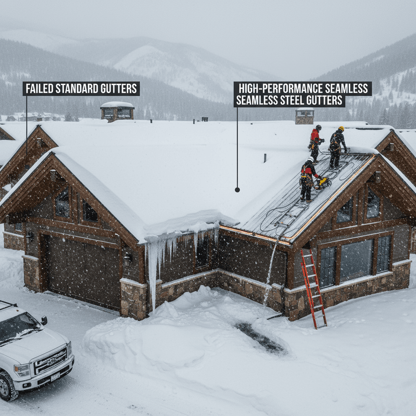 Gutter Systems That Actually Work in Colorado's Snow and Ice