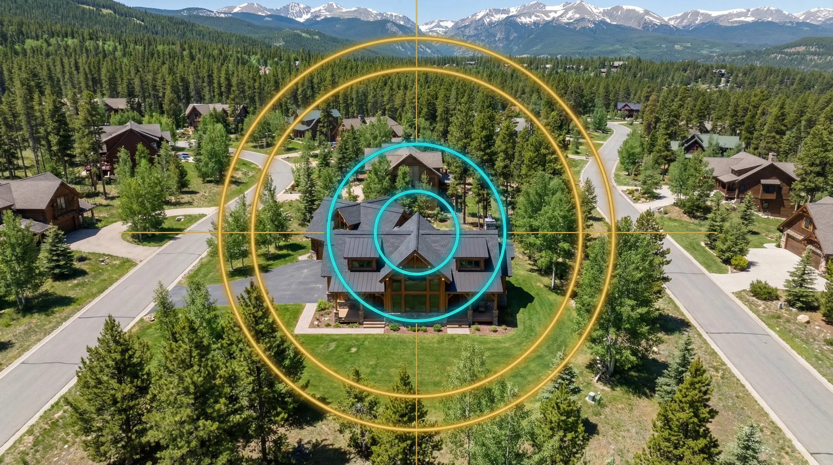 Entering your address into the Alpine Peak AI roof estimator