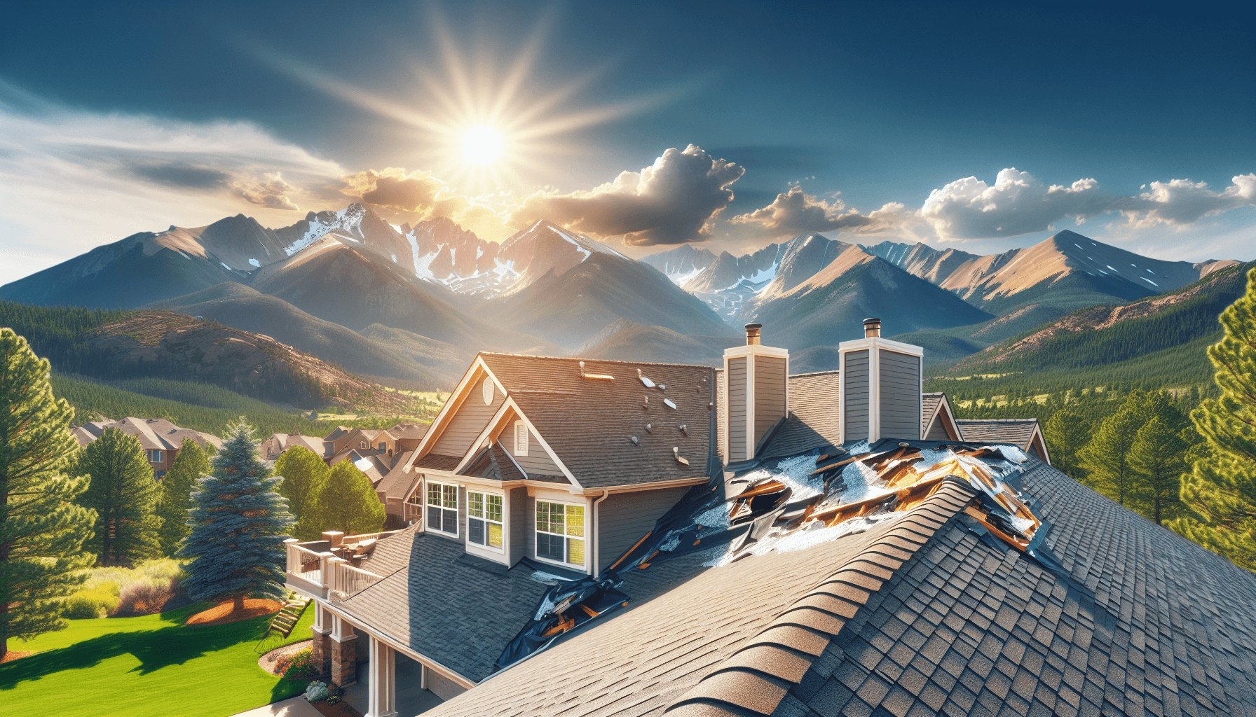 Assessing and Repairing Hail Damage on Your Roof in Denver - Alpine Peak Roofing Colorado