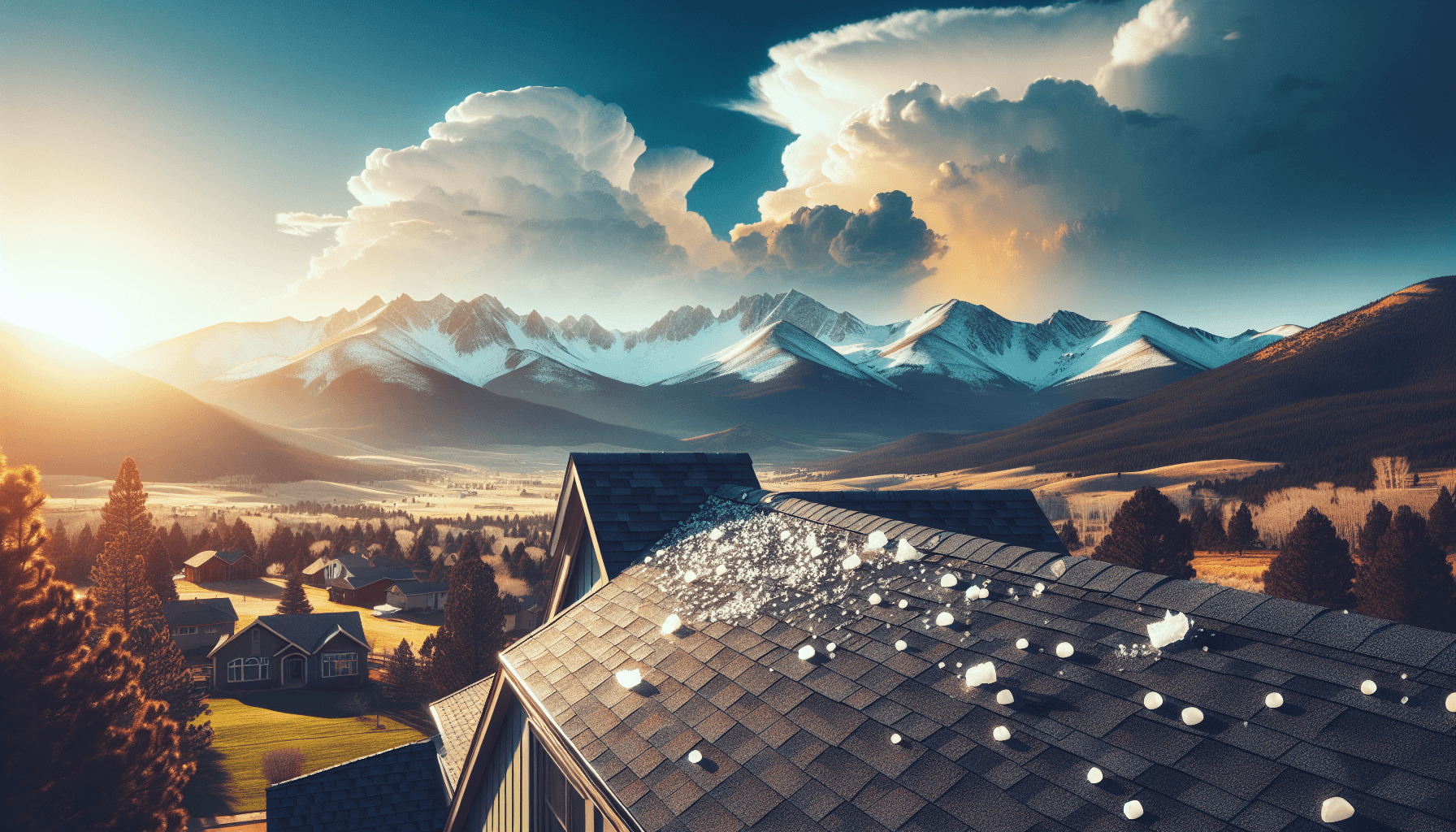 Assessing Hail Damage on Your Roof Before Spring Showers - Alpine Peak Roofing Colorado