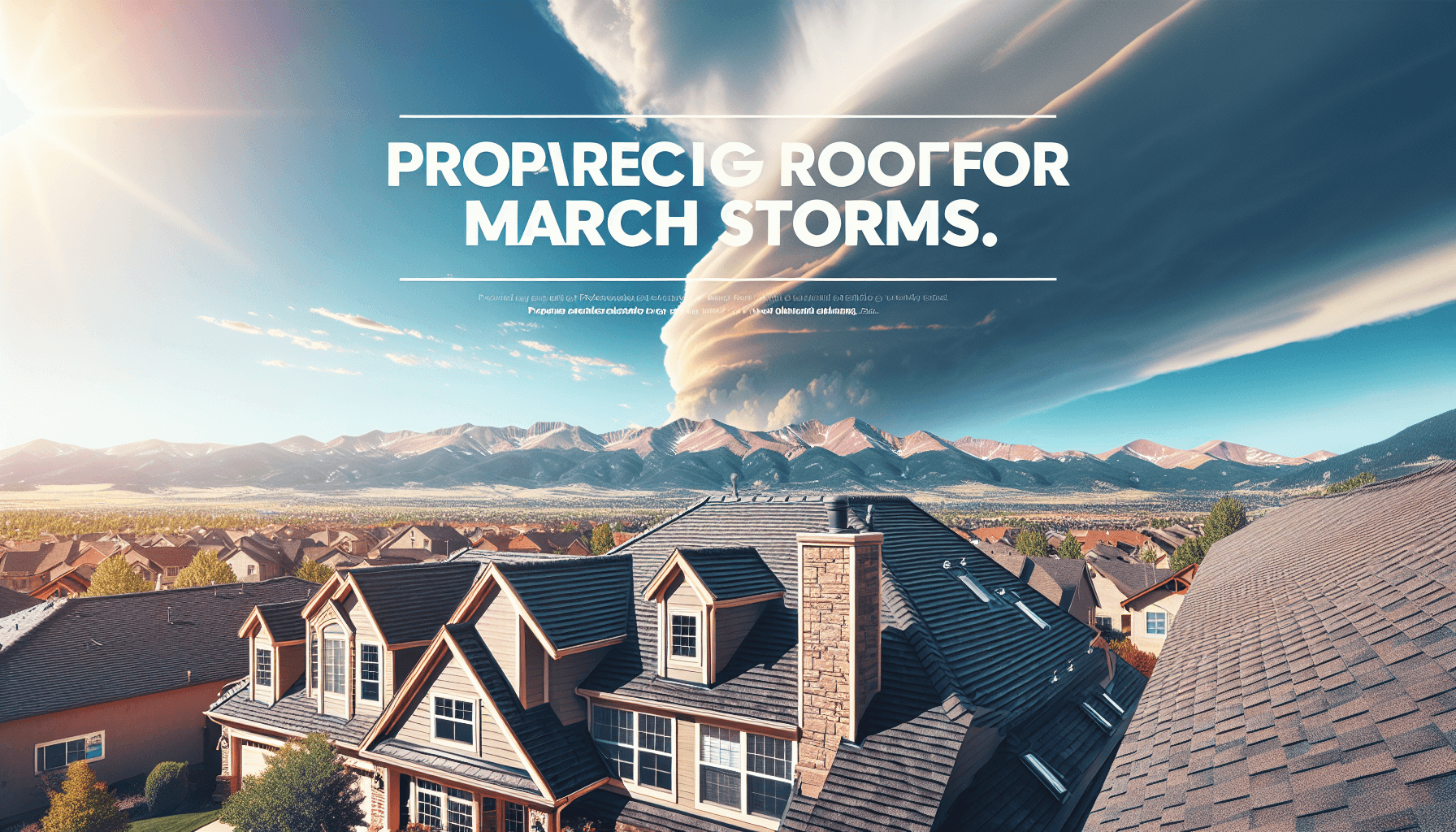 Prepare Your Roof for Denver's March Storms: Essential Tips - Alpine Peak Roofing Colorado
