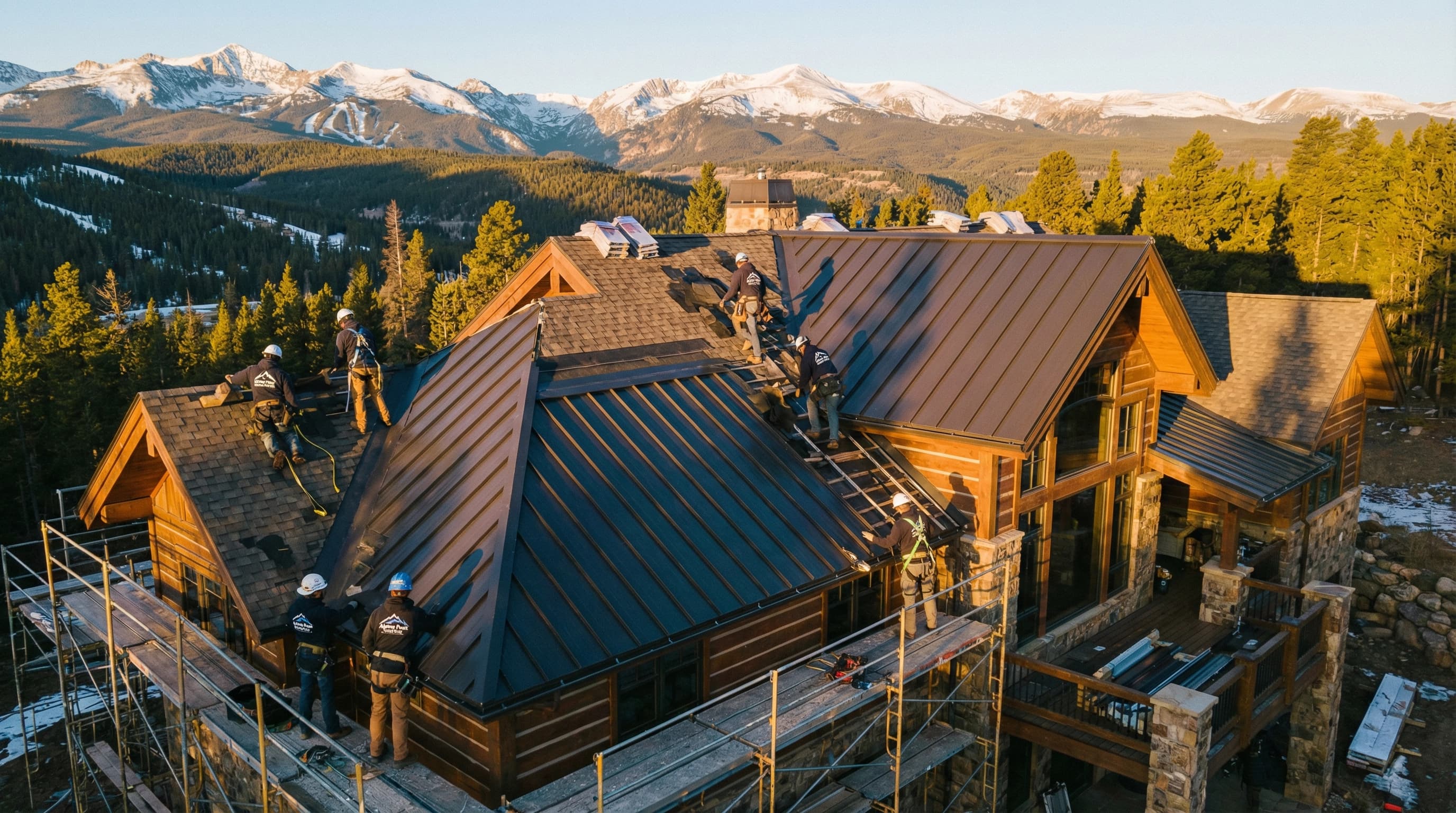 Residential roofing services by Alpine Peak Roofing